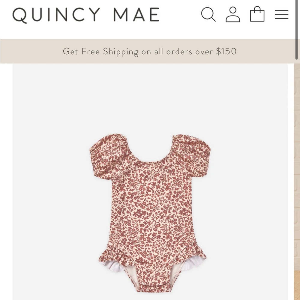 Quincy Mae bathing suit in 4-5y
